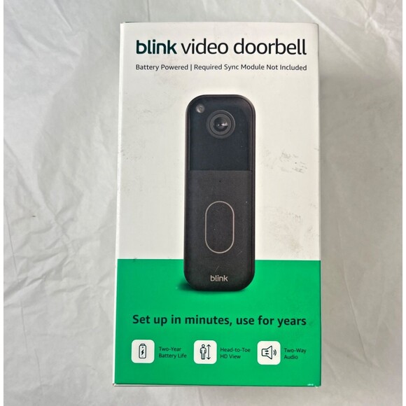 Blink Video Doorbell (newest model) Head-to-toe two-year battery life NIB 2025 - Picture 1 of 4
